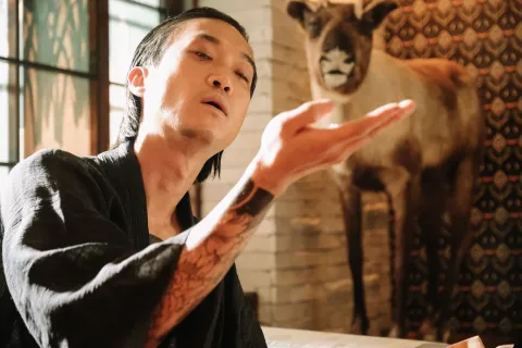 Кадр из фильма Наркобарон