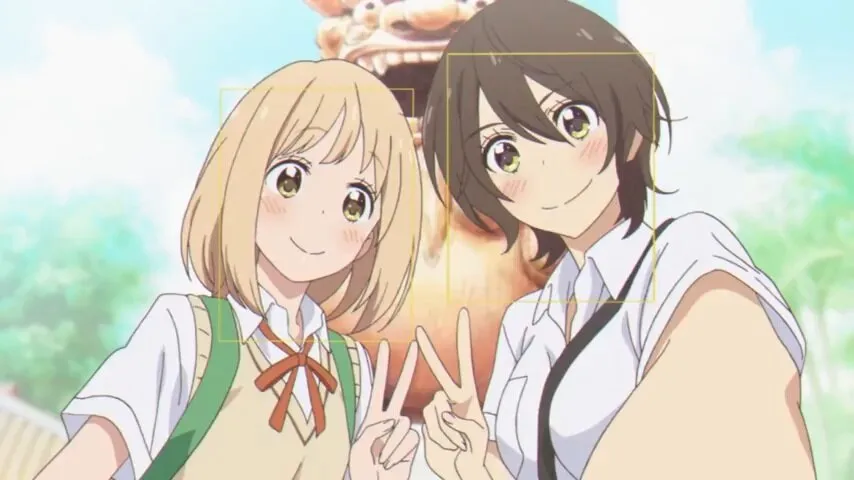 Кадр из фильма Сияние утра и Касэ-сан