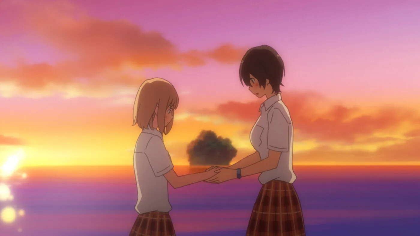 Кадр из фильма Сияние утра и Касэ-сан