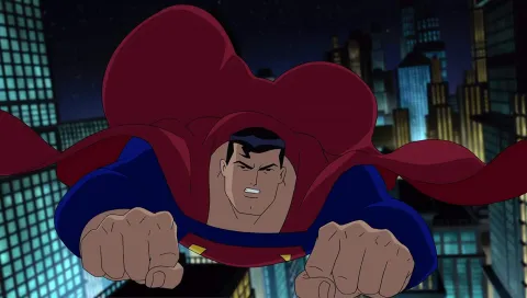 Кадр из фильма Лига справедливости против Смертоносной пятерки