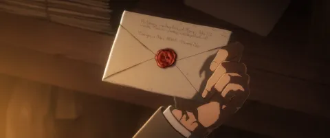 Кадр из фильма Вайолет Эвергарден. Фильм