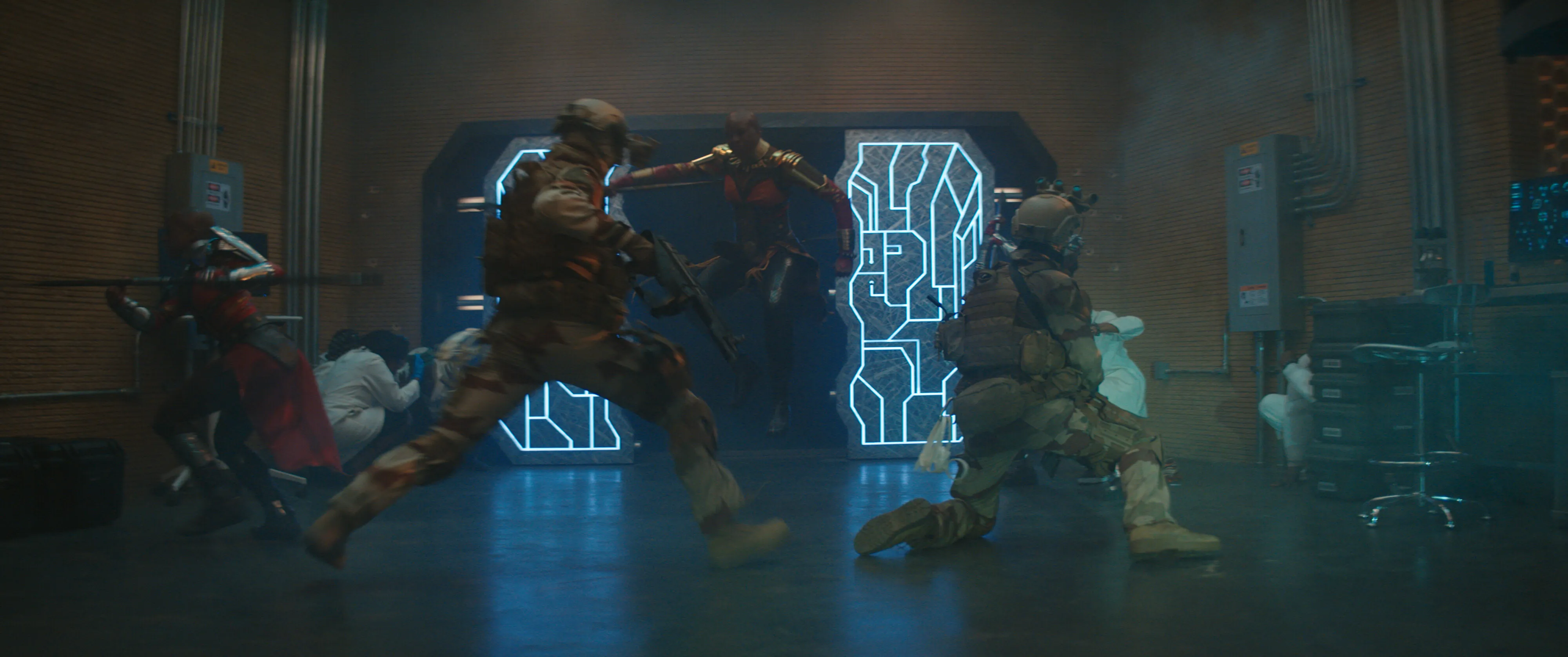 Кадр из фильма Чёрная Пантера: Ваканда навеки