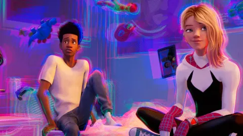 Кадр из фильма Человек-паук: Паутина вселенных