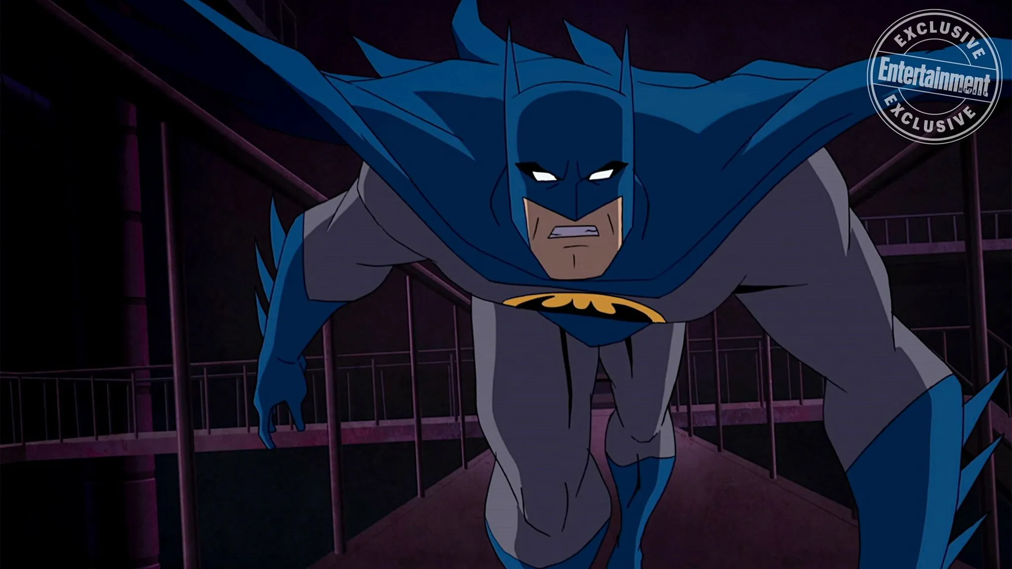 Кадр из фильма Бэтмен против Черепашек-ниндзя