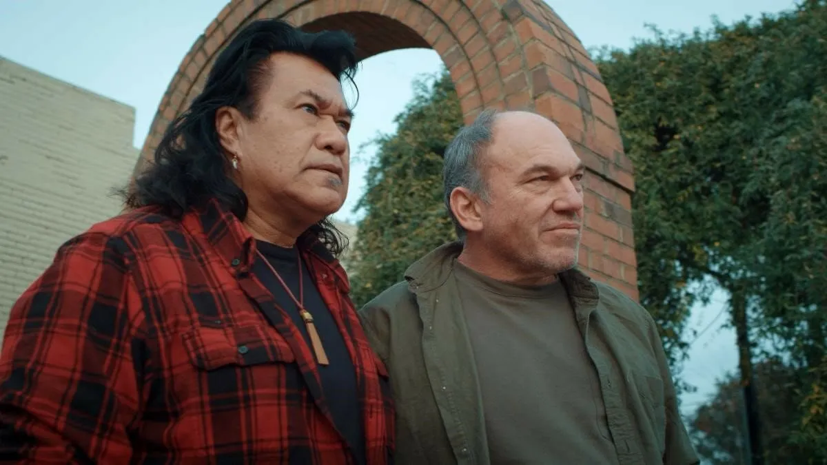 Кадр из фильма Лена и львенок