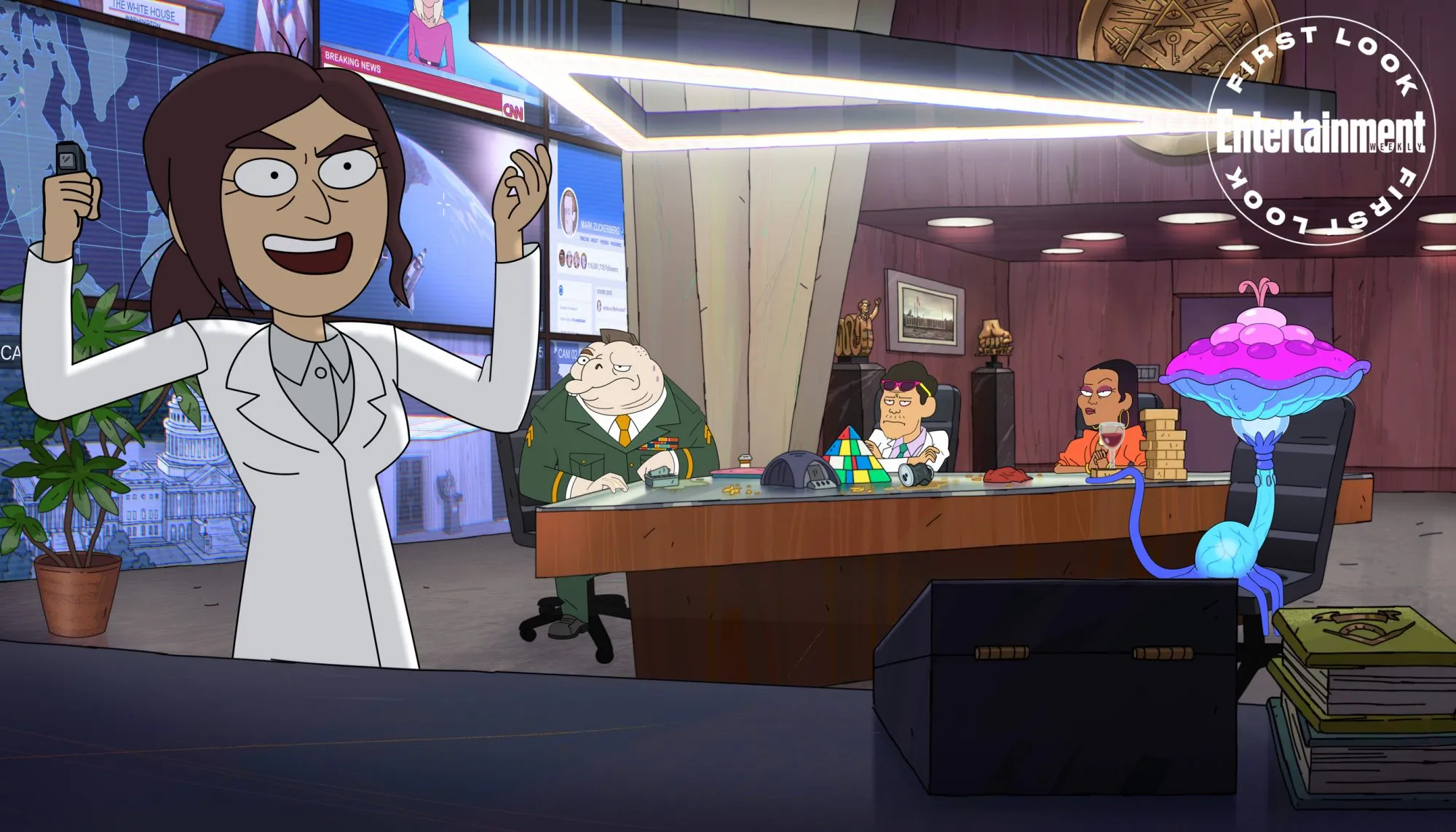 Кадр из фильма Корпорация «Заговор»