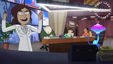 Кадр из фильма Корпорация «Заговор»