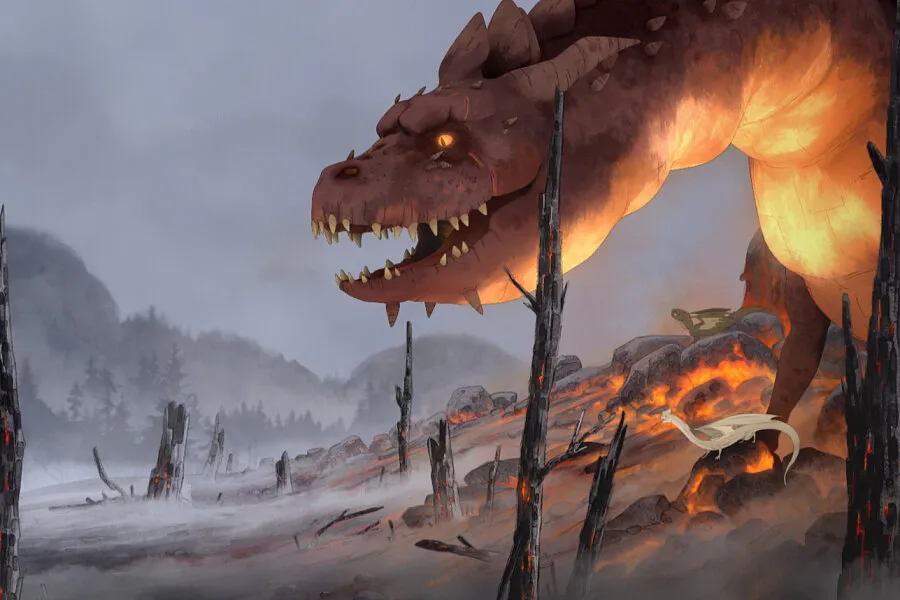 Кадр из фильма Принцесса драконов