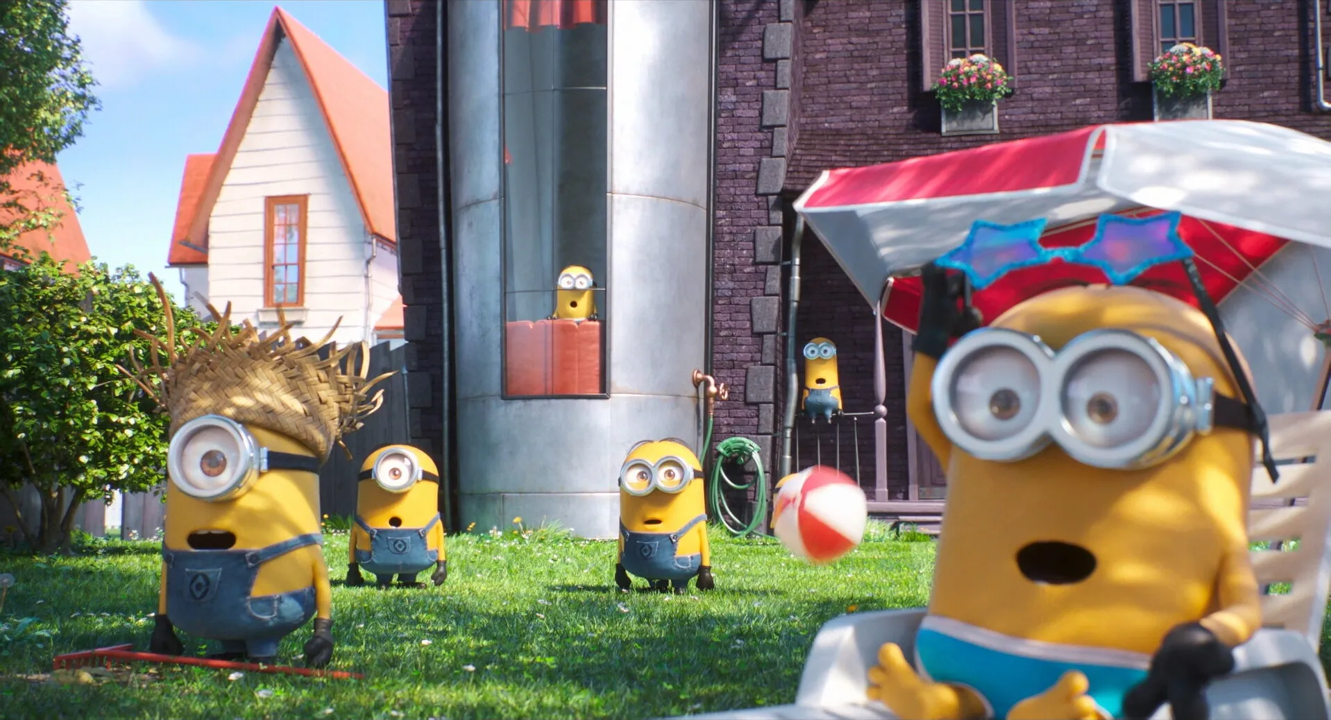 Кадр из фильма Миньоны-скауты