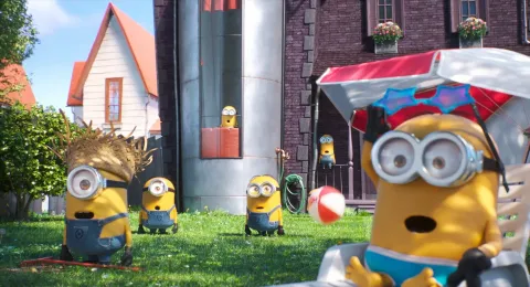 Кадр из фильма Миньоны-скауты