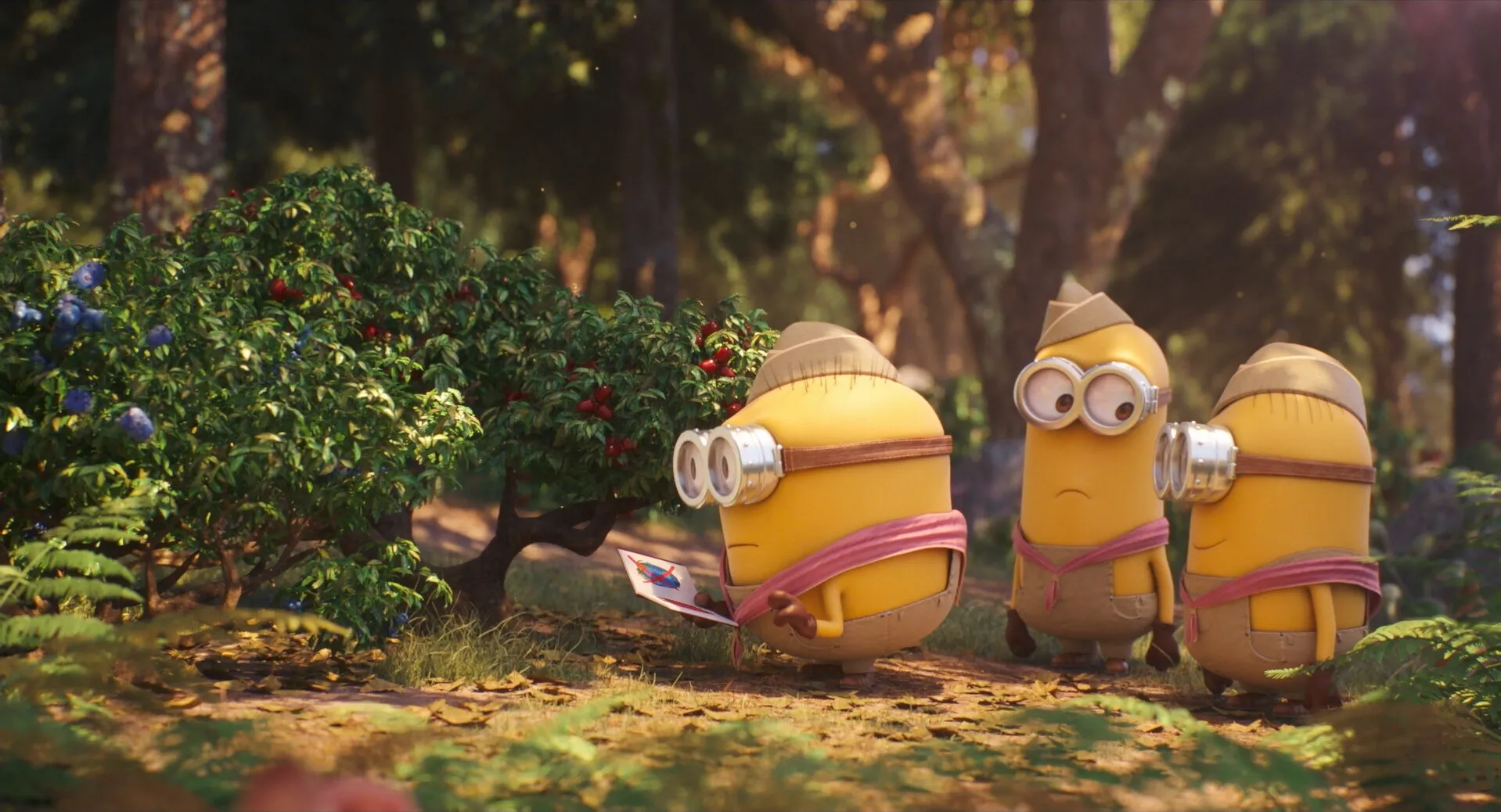 Кадр из фильма Миньоны-скауты