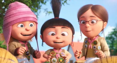 Кадр из фильма Миньоны-скауты