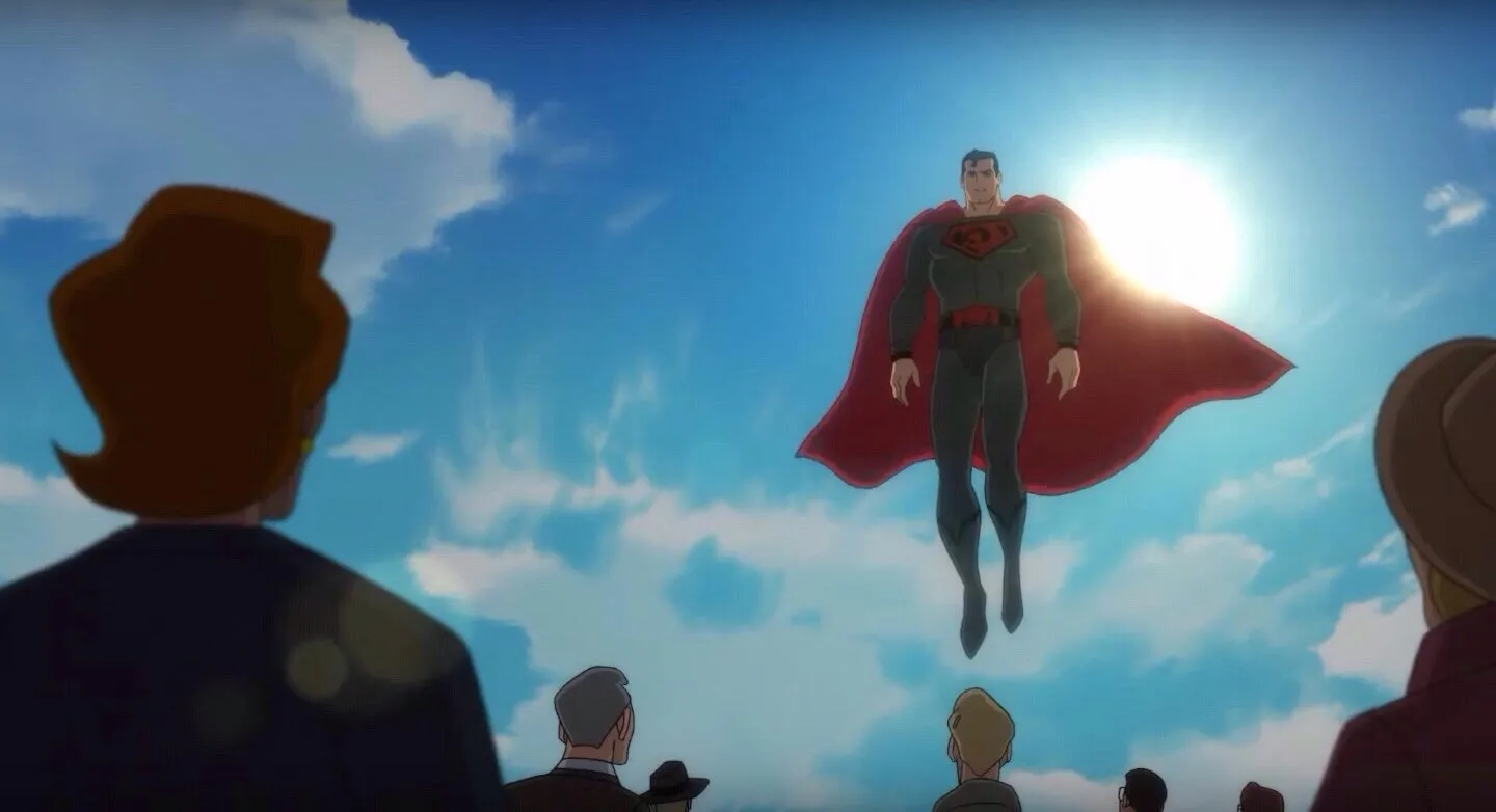 Кадр из фильма Супермен: Красный сын