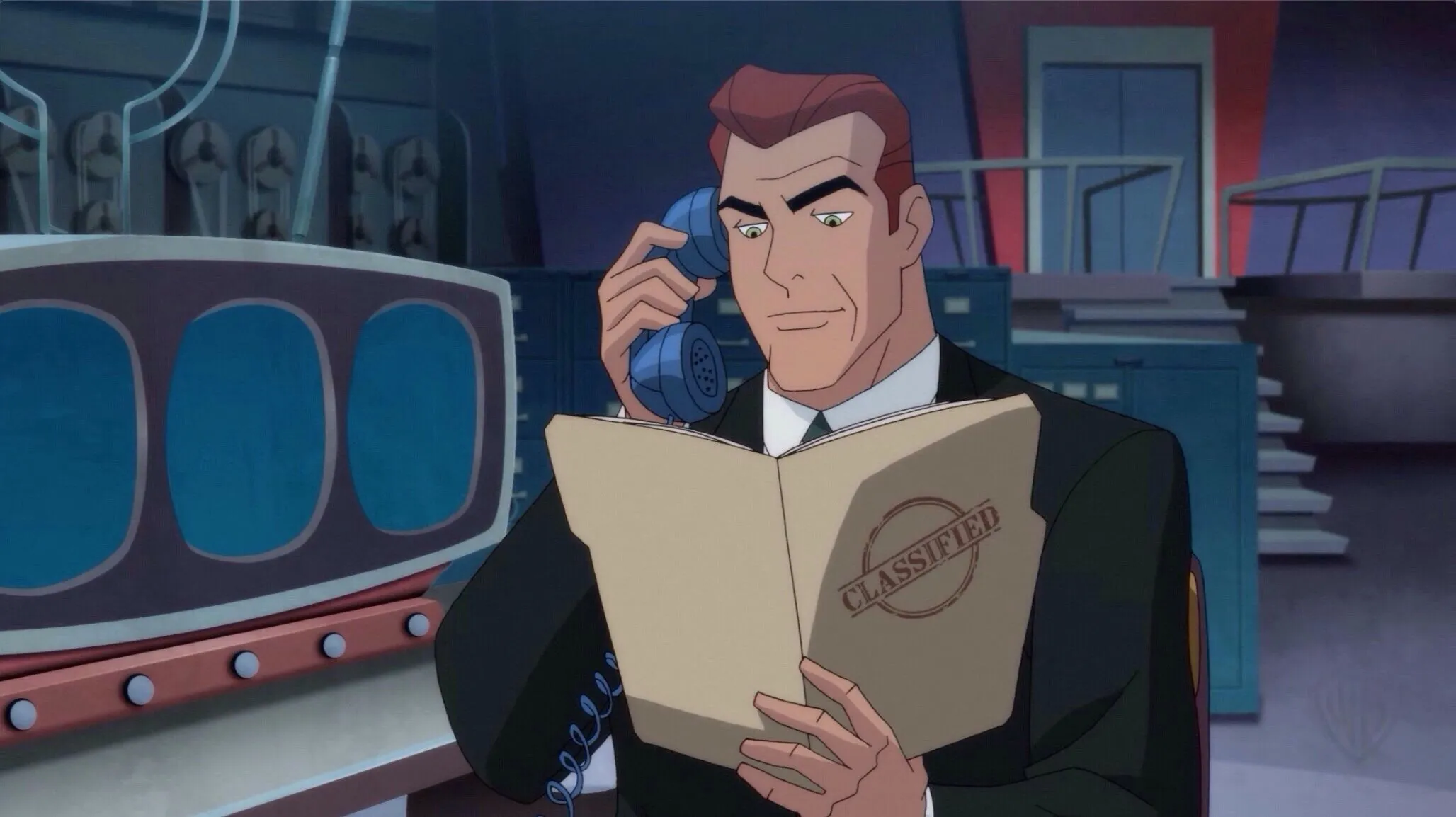 Кадр из фильма Супермен: Красный сын