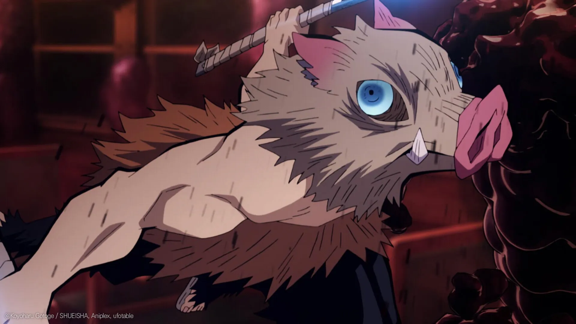 Кадр из фильма Истребитель демонов: Поезд «Бесконечный»