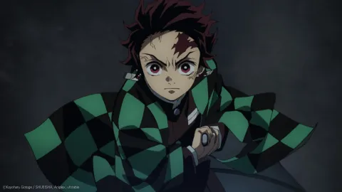 Кадр из фильма Истребитель демонов: Поезд «Бесконечный»