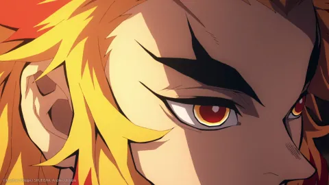 Кадр из фильма Истребитель демонов: Поезд «Бесконечный»