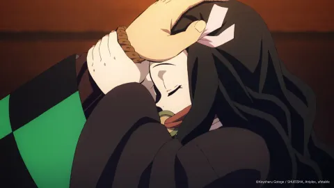 Кадр из фильма Истребитель демонов: Поезд «Бесконечный»