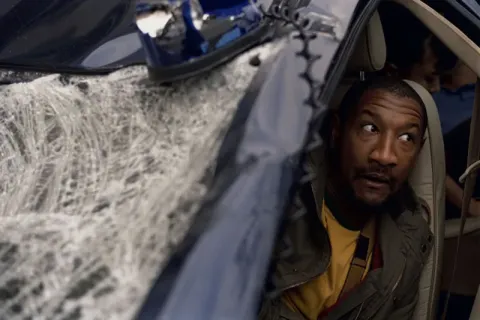 Кадр из фильма Такси 3