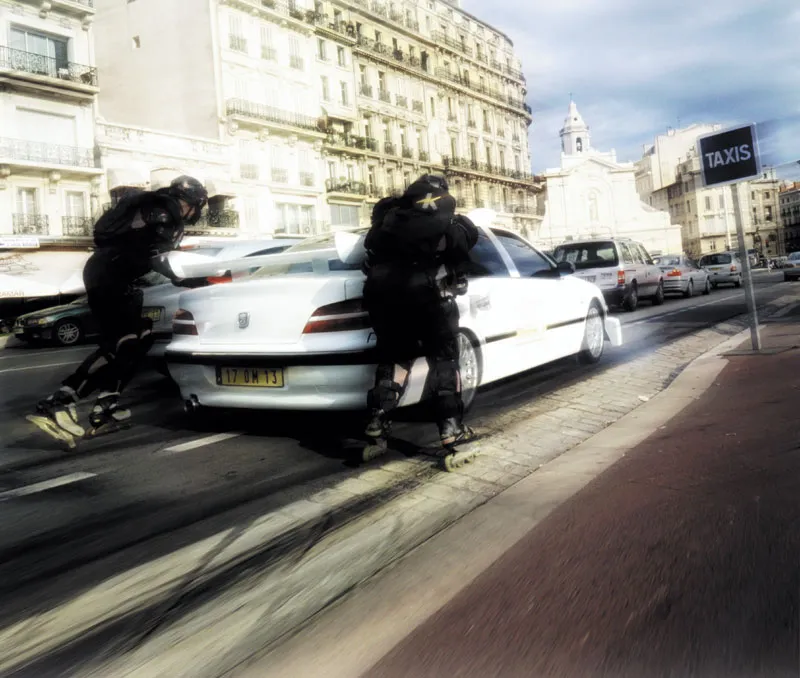 Кадр из фильма Такси 3