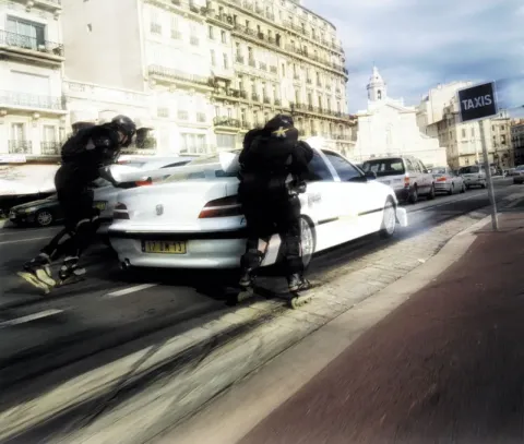 Кадр из фильма Такси 3