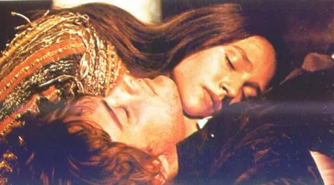 Кадр из фильма Ромео и Джульетта