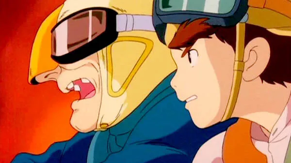 Кадр из фильма Небесный замок Лапута