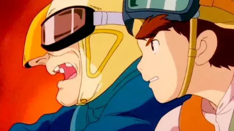 Кадр из фильма Небесный замок Лапута