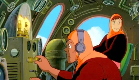 Кадр из фильма Небесный замок Лапута