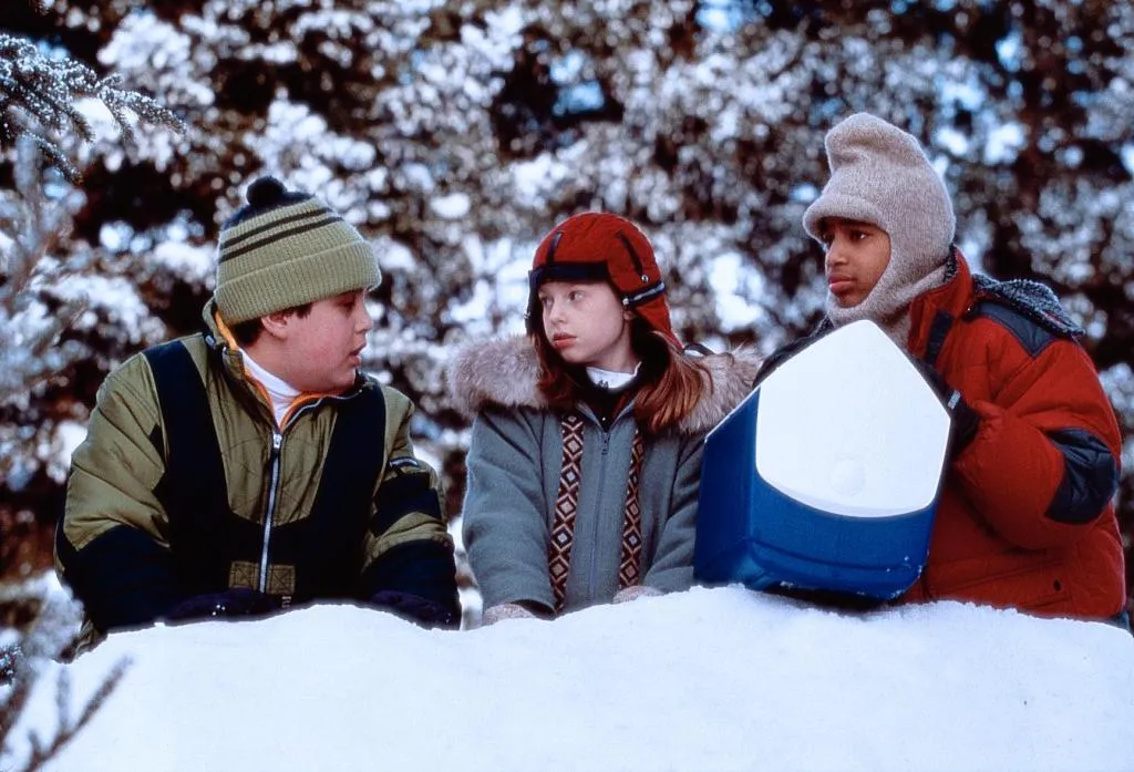 Кадр из фильма Снежный день