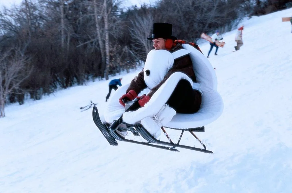 Кадр из фильма Снежный день