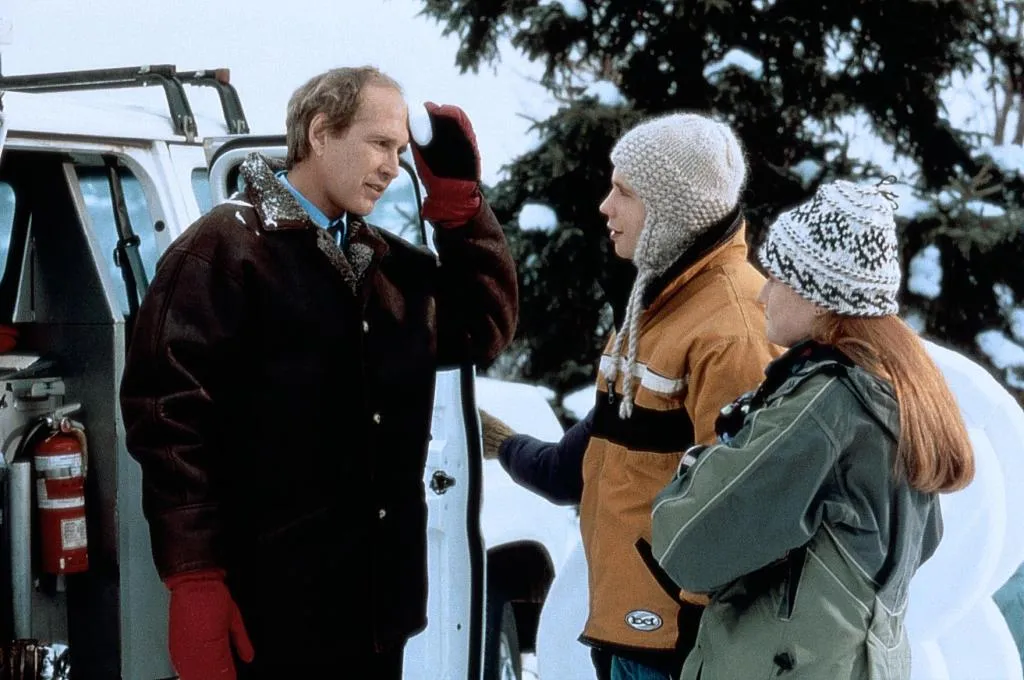 Кадр из фильма Снежный день