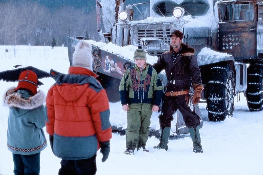 Кадр из фильма Снежный день