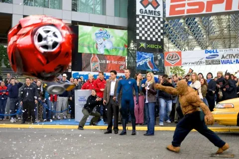 Кадр из фильма Фантастическая четверка