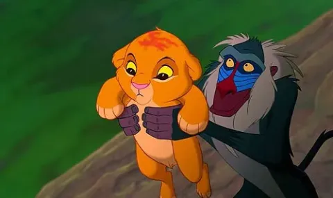 Кадр из фильма Король Лев