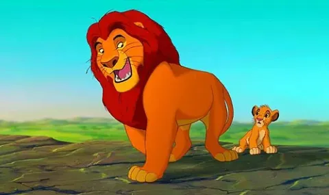 Кадр из фильма Король Лев