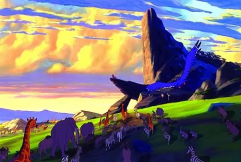 Кадр из фильма Король Лев