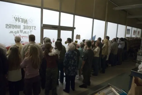 Кадр из фильма Мгла