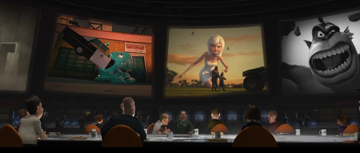 Кадр из фильма Монстры против пришельцев