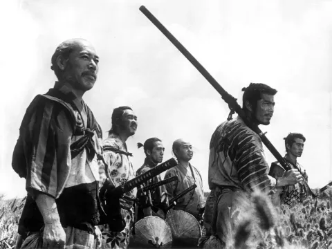 Кадр из фильма Семь самураев