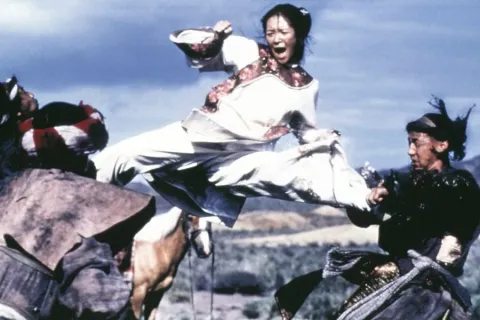 Кадр из фильма Крадущийся тигр, затаившийся дракон