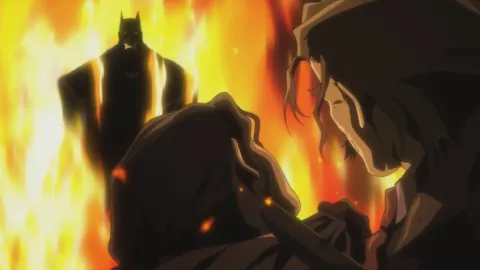 Кадр из фильма Бэтмен: Рыцарь Готэма