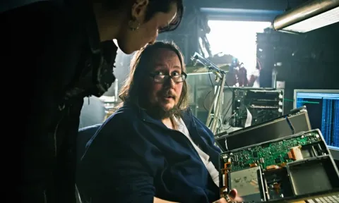 Кадр из фильма Девушка с татуировкой дракона