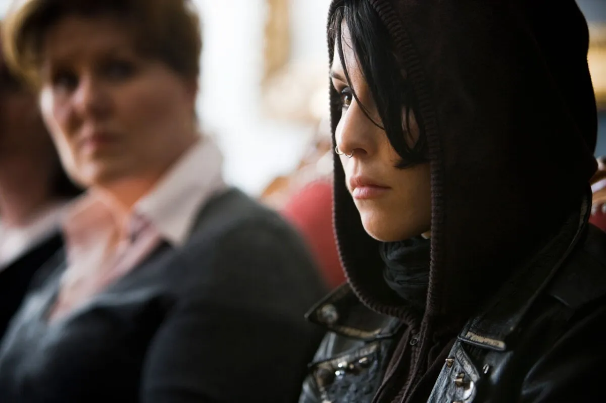 Кадр из фильма Девушка с татуировкой дракона