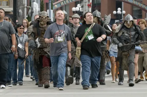 Кадр из фильма Пол: Секретный материальчик