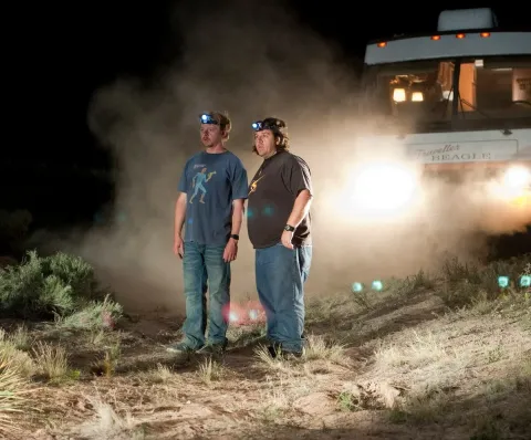 Кадр из фильма Пол: Секретный материальчик