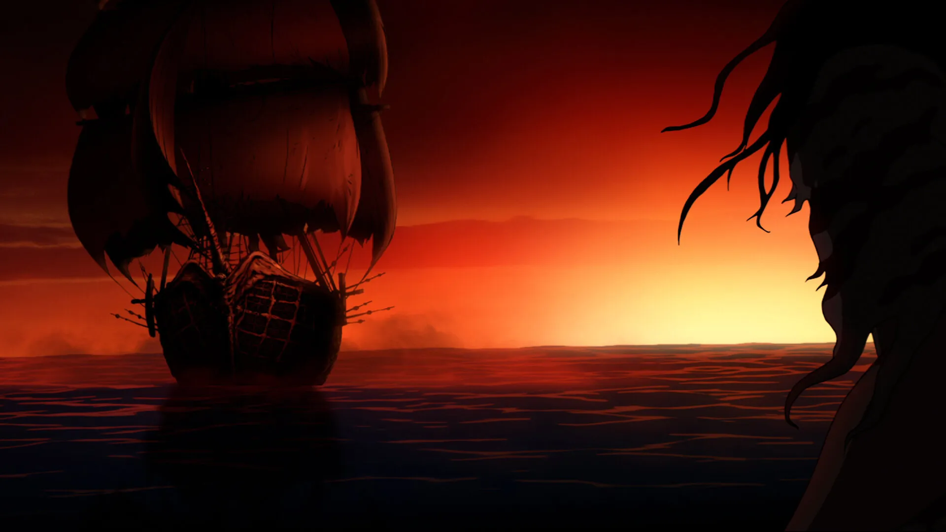 Кадр из фильма Хранители: История черной шхуны