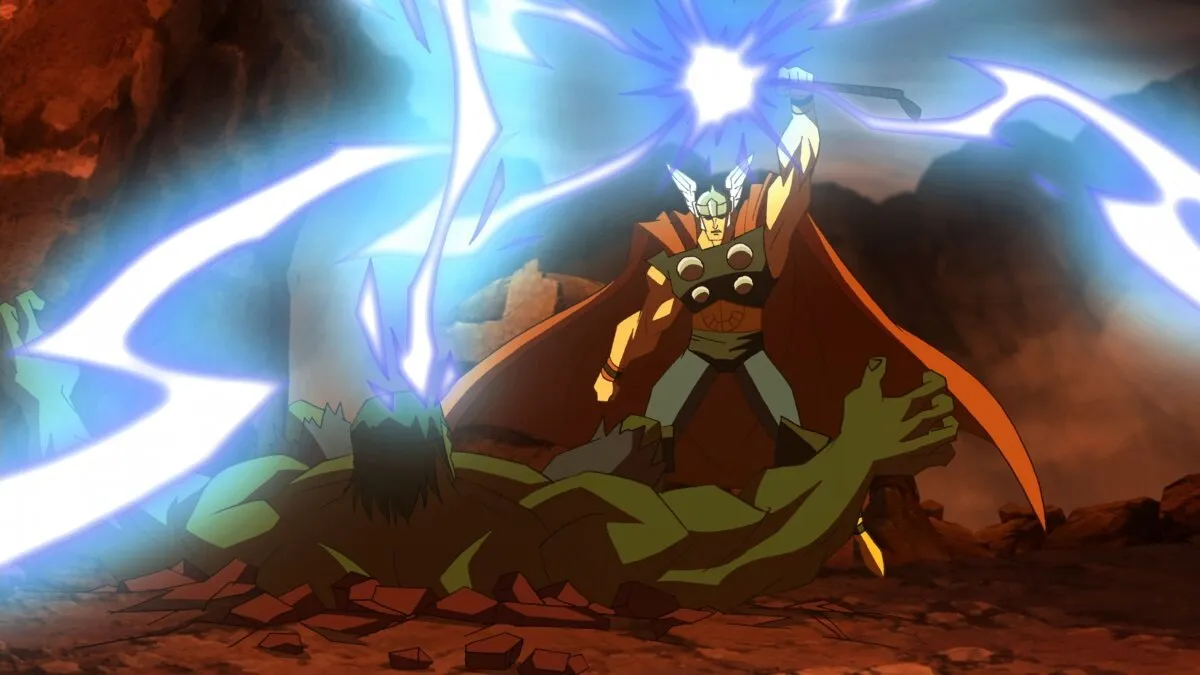 Кадр из фильма Халк против...