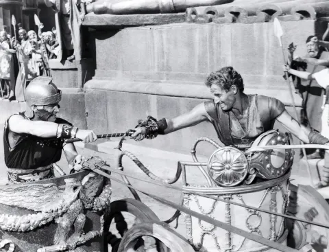 Кадр из фильма Бен-Гур