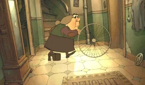 Кадр из фильма Трио из Бельвилля